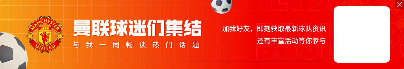 比尔森胜利1-2曼联数据：射门15-17，射正2-8，控球率32%-68%